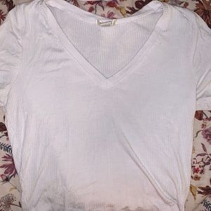 large white v neck